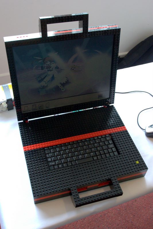 Peter Howkins Lego cased A7000 Laptop → Iri Tablet Computer with Keyboard Dock Prototype
